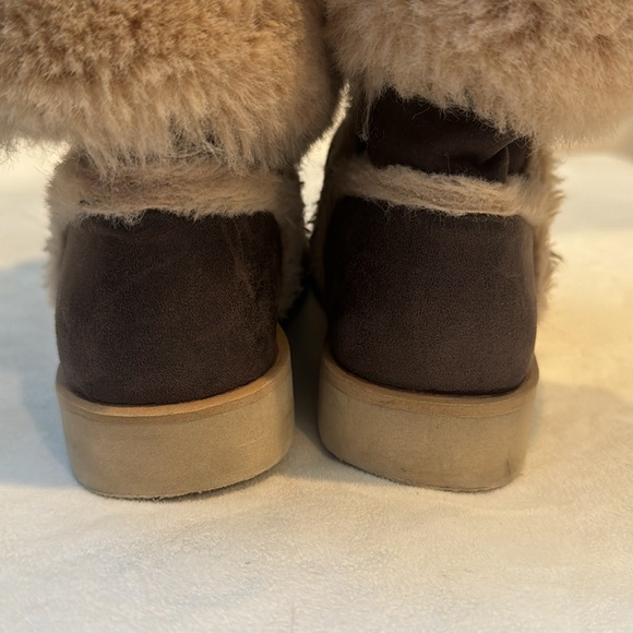 Zara fold over fur boots 30 - Picture 6 of 6